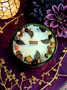 Hand crafted, Wicked Worthy Wax, Golden Branch 4 oz candle